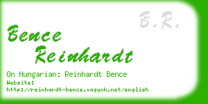 bence reinhardt business card